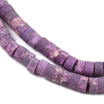 Dyed Synthetic Imperial Jasper Beads Strands G-Z089-A03-K-1