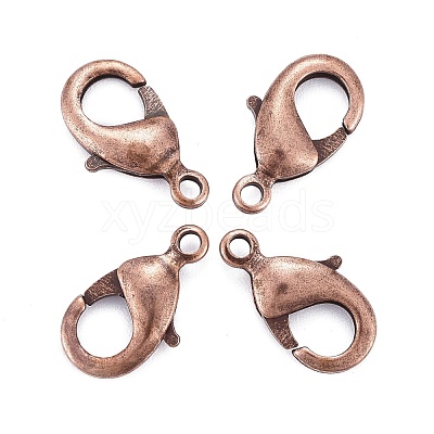 Brass Lobster Claw Clasps KK-903-R-NF-1