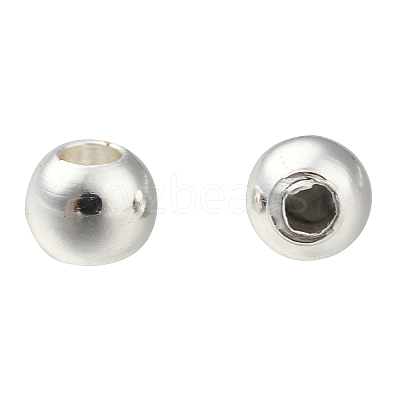 Rack Plating Brass Round Spacer Beads X1-KK-I601-3mm-S-RS-1