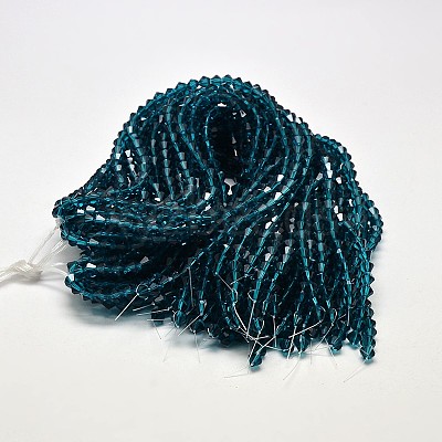 Transparent Glass Beads Strands EGLA-A039-T3mm-D01-1