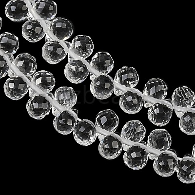 Natural Quartz Crystal Beads Strands GG-CBAB63F-A01-1