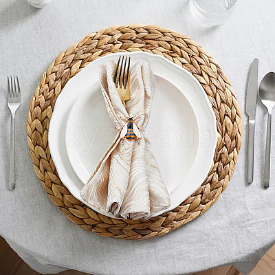 18Pcs Alloy Enamel Napkin Rings AJEW-DR0002-70-1