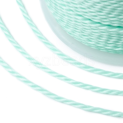 Round Waxed Polyester Cord YC-G006-01-1.0mm-34-1