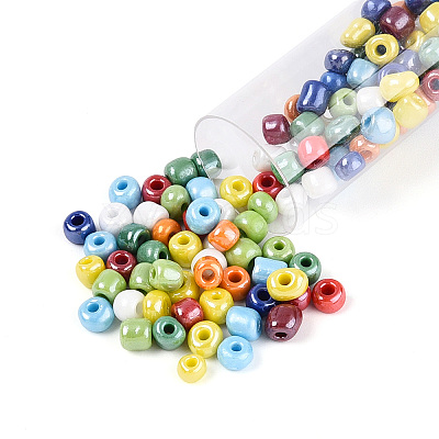 7 Bottles DIY Glass Seed Beads Sets DIY-N006-02A-1