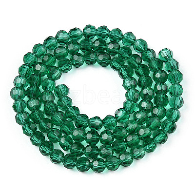 Transparent Glass Beads Strands EGLA-A035-T4mm-D18-1