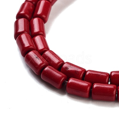 Synthetic Turquoise Beads Strands TURQ-G120-4x6mm-07-1