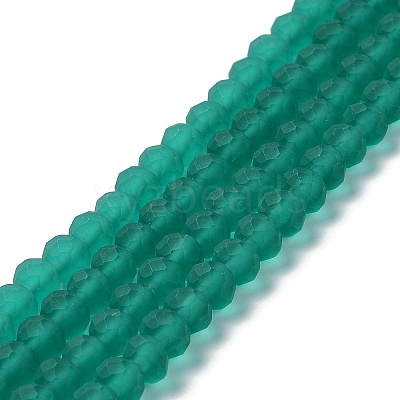 Transparent Glass Beads Strands EGLA-A034-T6mm-MD18-1