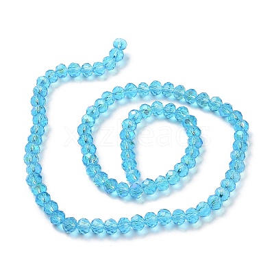 Electroplate Glass Beads Strands EGLA-A044-T8mm-L08-1