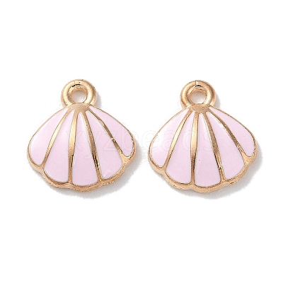 Alloy Enamel Pendants ENAM-O001-02E-G-1