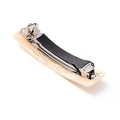 Cellulose Acetate(Resin) Hair Barrette LS-PHAR-F012-02B-1