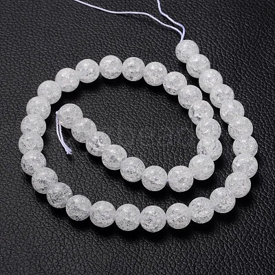 Synthetic Crackle Quartz Beads Strands GBA092-10MM-1