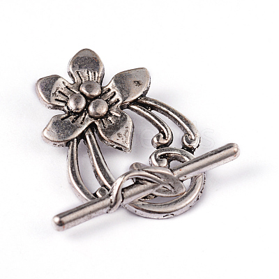 Tibetan Style Alloy Toggle Clasps X-LF0677Y-1