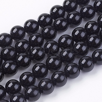 Natural Tourmaline Bead Strands G-H1603-10mm-1