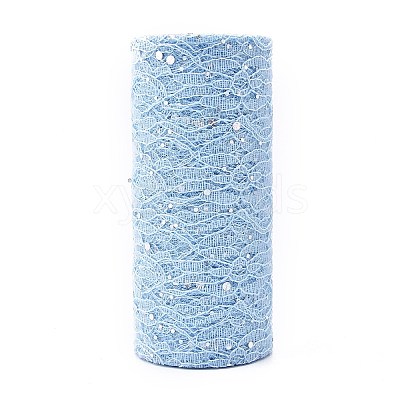 Glitter Sequin Deco Mesh Ribbons LS-OCOR-K004-A04-1