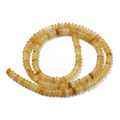 Natural Yellow Aventurine Beads Strands G-K343-C02-03-1