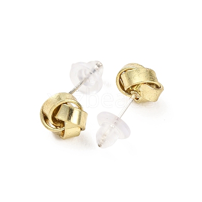 Alloy Stud Earrings EJEW-T055-07G-1