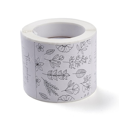 Coated Paper Sealing Stickers DIY-A018-03B-1