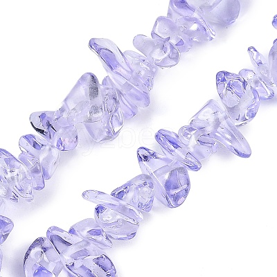 Transparent Glass Beads Strands GLAA-Z009-01G-1