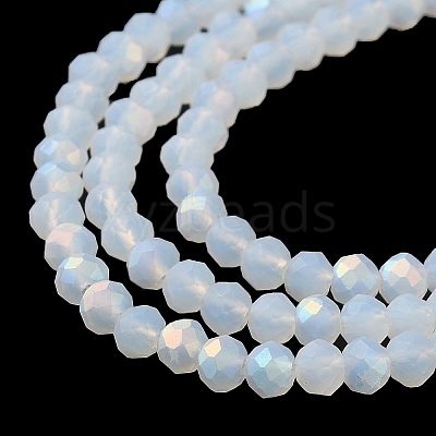 Imitation Jade Glass Beads Strands X1-EGLA-A034-J3mm-MB06-1