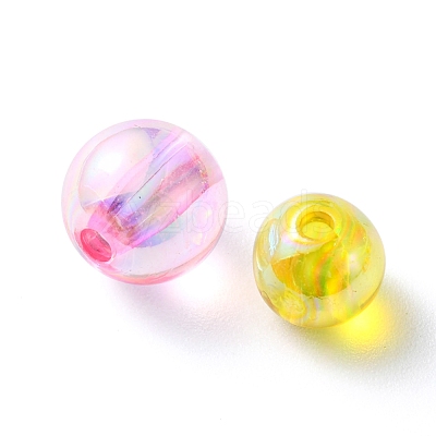 285Pcs 7 Style Mixed Style Transparent Acrylic & Handmade Polymer Clay Beads DIY-FS0004-39-1