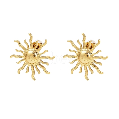 304 Stainless Steel Stud Earrings EJEW-H164-01B-G-1