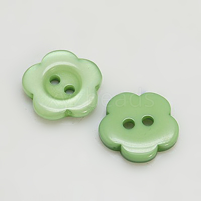 Resin Buttons RESI-D031-11mm-08-1