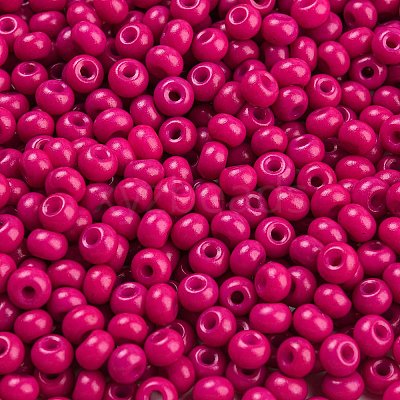 Imitation Jade 3/0 Glass Seed Beads SEED-Z001-A-B04-1