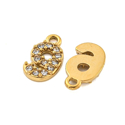 304 Stainless Steel Pendants STAS-L080-002G-09-1