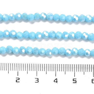 Opaque Glass Beads Stands LS-EGLA-A035-P4mm-B08-1