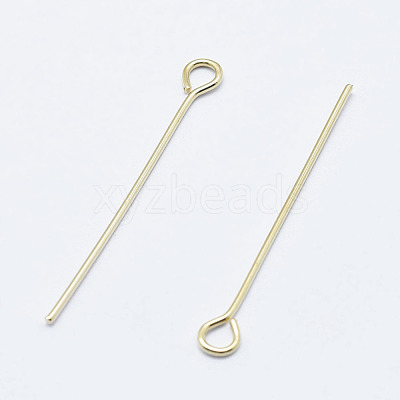 Brass Eye Pin KK-G331-09-0.5x25-NF-1