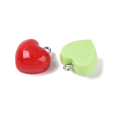 Opaque Resin Pendants X-RESI-Q232-02-1