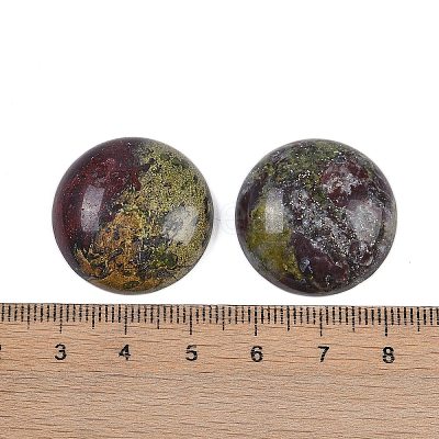 Natural Dragon Blood Cabochons G-H1596-FR-25mm-25-1