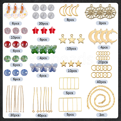 DIY Pendant Decoration Suncatchers Making Kit DIY-SC0024-01-1