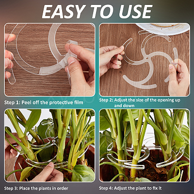 Acrylic Plant Supports FIND-WH0172-86B-1