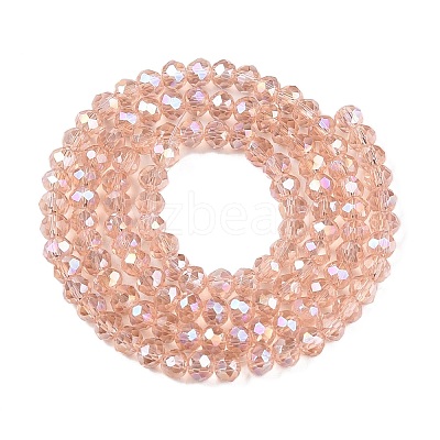Electroplate Glass Beads Strands EGLA-D020-3x2mm-69-1