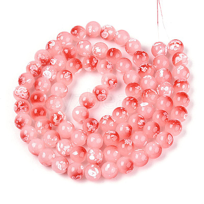 Baking Paint Glass Beads X1-DGLA-N015-10mm-03-1