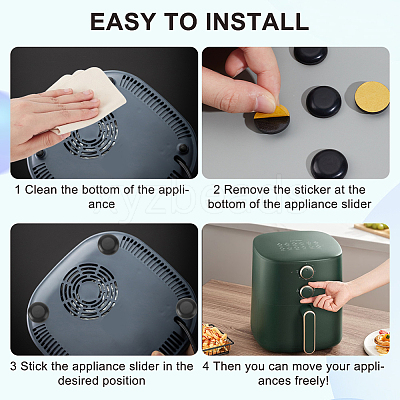 16Pcs Teflon & Rubber & EVA & Oil Glue Self-adhesive Furniture Protection Pads AJEW-CN0002-91-1