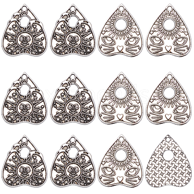 40PCS 2Style Tibetan Style Alloy Pendants FIND-SC0008-48-1