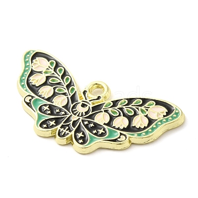 Alloy Enamel Pendants ENAM-R146-01C-1