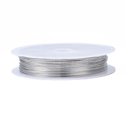 Copper Jewelry Round Craft Copper Wire X-CW0.3mm006-1