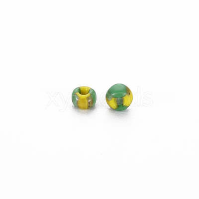 8/0 Two Tone Opaque Glass Seed Beads SEED-T006-01B-A05-1