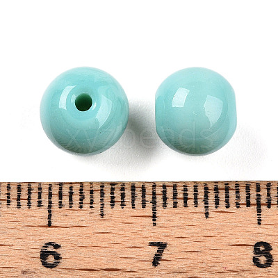 Opaque Solid Color Glass Beads X1-GLAA-N007-8mm-A13-1