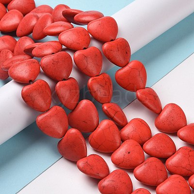 Synthetic Howlite Beads TURQ-17X18-118-1