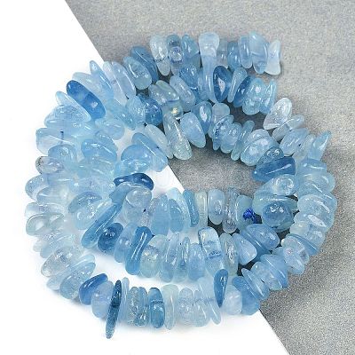 Natural Aquamarine Beads Strands G-E271-96B-1