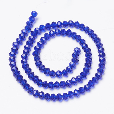 Glass Beads Strands EGLA-A044-T1mm-D06-1