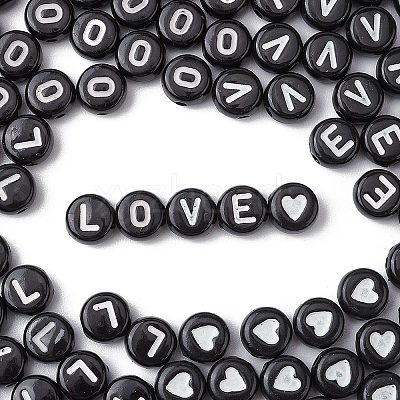 DIY Letter Stretch Bracelet Making Kit DIY-YW0007-60B-1