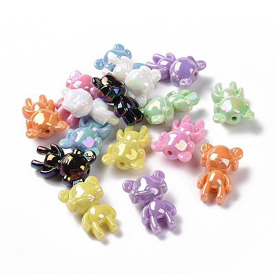 Opaque Acrylic Imitation Shell Beads OACR-2357-11G-1