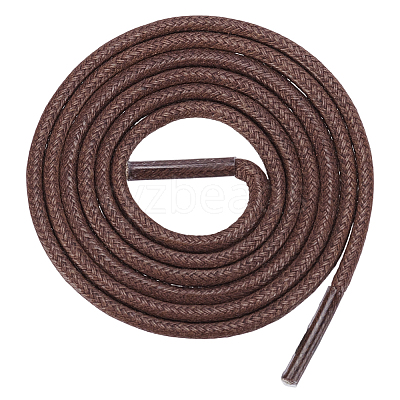 Round Waxed Cord Shoelace String OCOR-WH20007-225A-05-1