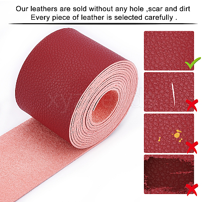 PU Leather Fabric Plain Lychee Fabric AJEW-WH0034-89D-04-1