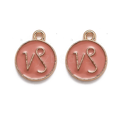 Alloy Enamel Pendants ENAM-S124-01B-11E-1